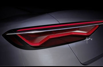 Audi Prologue Concept 2014 rear lights
