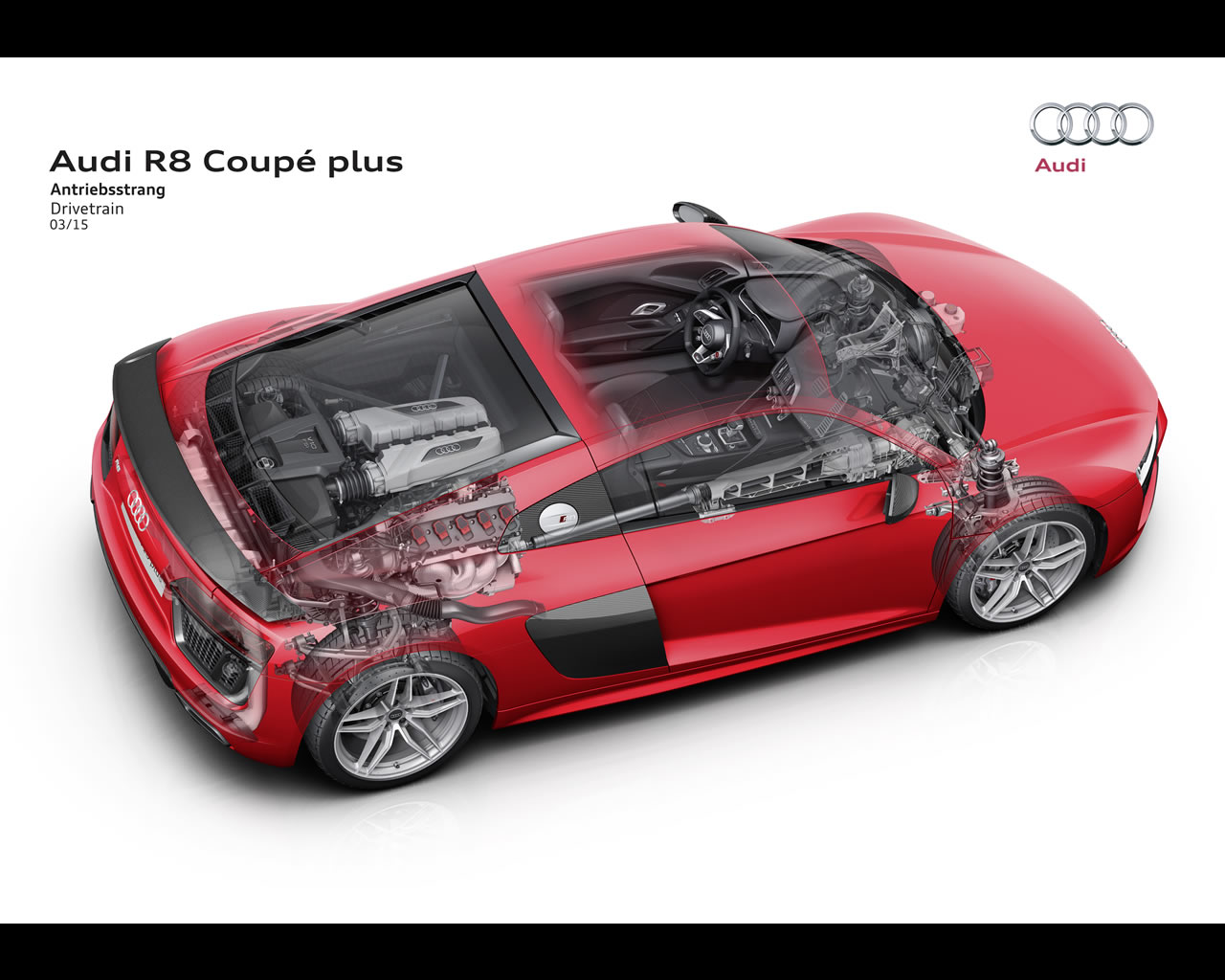 AUDI R8 V10, R8 V10 plus, R8 electric etron and motorsport R8 LMS 