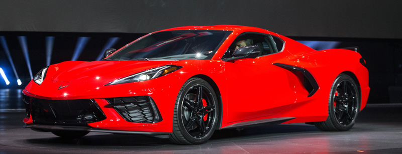 Chevrolet Corvette Stingray C8 first mid engine model for 2020 