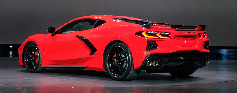 Chevrolet Corvette Stingray C8 first mid engine model for 2020 