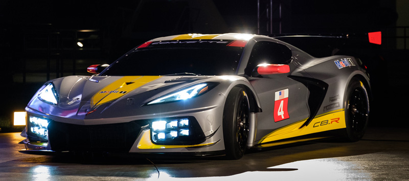 Corvette C8-R mid-engined racing car ready for 2020