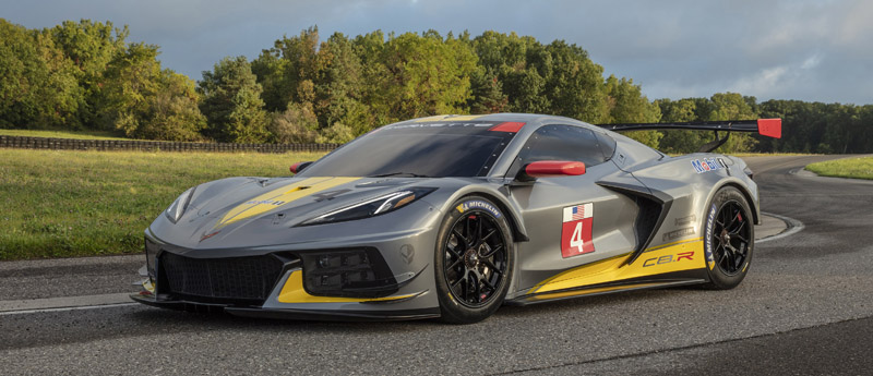 Corvette C8-R mid-engined racing car ready for 2020