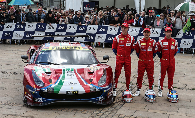 Ferrari 488 GTE Pro-2019-36th Ferrari victory at Le Mans 