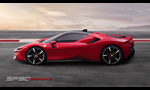 The Ferrari SF90 Stradale 986hp all wheel drive plug-in hybrid 2019 – the new series-production supercar