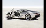 Jaguar C-X75 Concept 2010 - Plug-in electric car with Gas turbines propelled range extender.