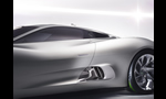 Jaguar C-X75 Concept 2010 - Plug-in electric car with Gas turbines propelled range extender.