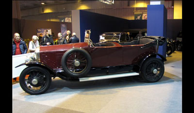 Miniature Peugeot 156 Torpedo Cabriolet 1923 - Franstyle 1/43 Bleu Et Noir