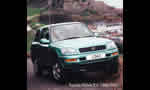 Toyota RAV 4 Electric car 2011 and 1996 ( green rav4) 