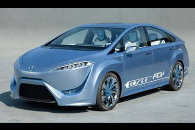 Toyota FCV-R Hydrogen Fuel Cell Electric Sedan for 2015
