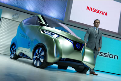 Nissan PIVO3 Electric Urban Commuter concept 2011 