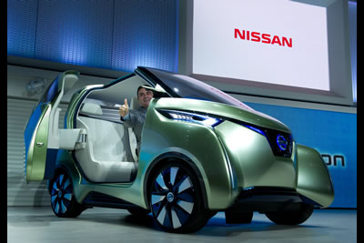 Nissan PIVO3 Electric Urban Commuter concept 2011 