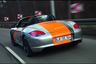 Porsche Boxster E Plug in Electric research vehicle 2011