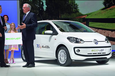 Volkswagen eco up! concept– the up! for clean natural gas.