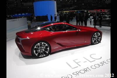 Lexus LF-LC Hybrid 2+2 Sport Coupe Design Concept 2012