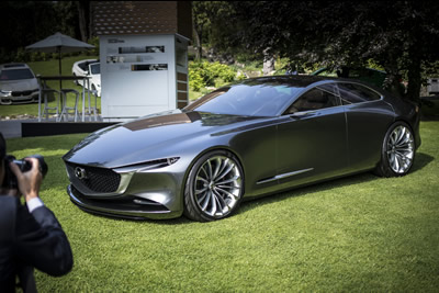 Mazda Vision Concept four-door coupe 