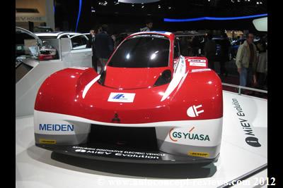 Mitsubishi i-MiEV electric Pikes Peak challenger 2012